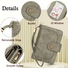 TEUEN Women's Large Capacity PU Leather Vintage Purse Wallet with