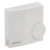 Room Thermostat Electronic 230 V Heating Surface-Mounted Pure White Temperature