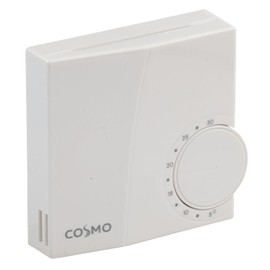 Room Thermostat Electronic 230 V Heating Surface-Mounted Pure White Temperature Controller with Valve Protection Function