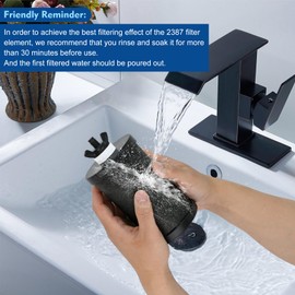 2387 Pro Filter Replacement Compatible with Alexapure 2387 Pro Filter Replacement, 5000 Gallon Throughput Capacity, First Choice for Outdoor Camping, Emergency Water, etc.-2 Pack