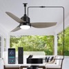 BZX Waterproof Outdoor Ceiling-Fan with Light - 42" Modern Ceiling