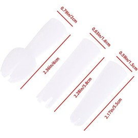 3Pcs White Set Whip Cream Dispenser Head Whipped Nozzle Mounting Mouth Base Tips Dinning Bar Whip Cream Special Head Cream Chargers and Whippers Kitchen Utensils and Gadgets