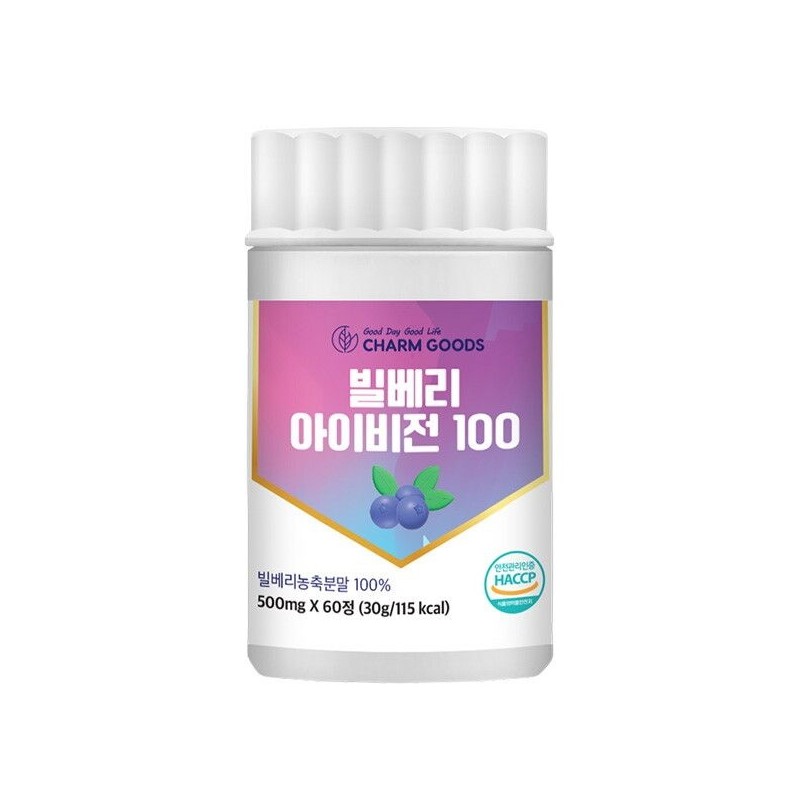 Charm goods [Chamgoods] Bilberry iVision 100 60 tablets 1 box