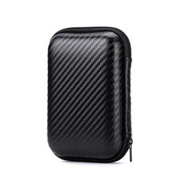 Multi-functional Storage Box, 2.5 Type Hard Drive Protection Storage Case, Separate Storage Type for Main Units/Cables, 2.5 Inch Hard Drive Storage Bag, Case, Hard Disk, Shockproof, Shockproof, Black