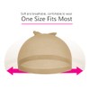 4 Pcs Stretchy Nylon Wig Caps, Brown Skin Tone Wig