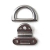 8mm Folding Pad Eye 316 Stainless Steel Lashing Ring Heavy