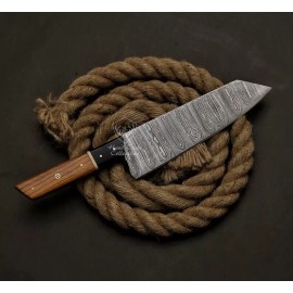 Damascus Knives 13in Chef Knife Japanese Damascus Steel Gyuto Knife Stabilized Wood Full Tang