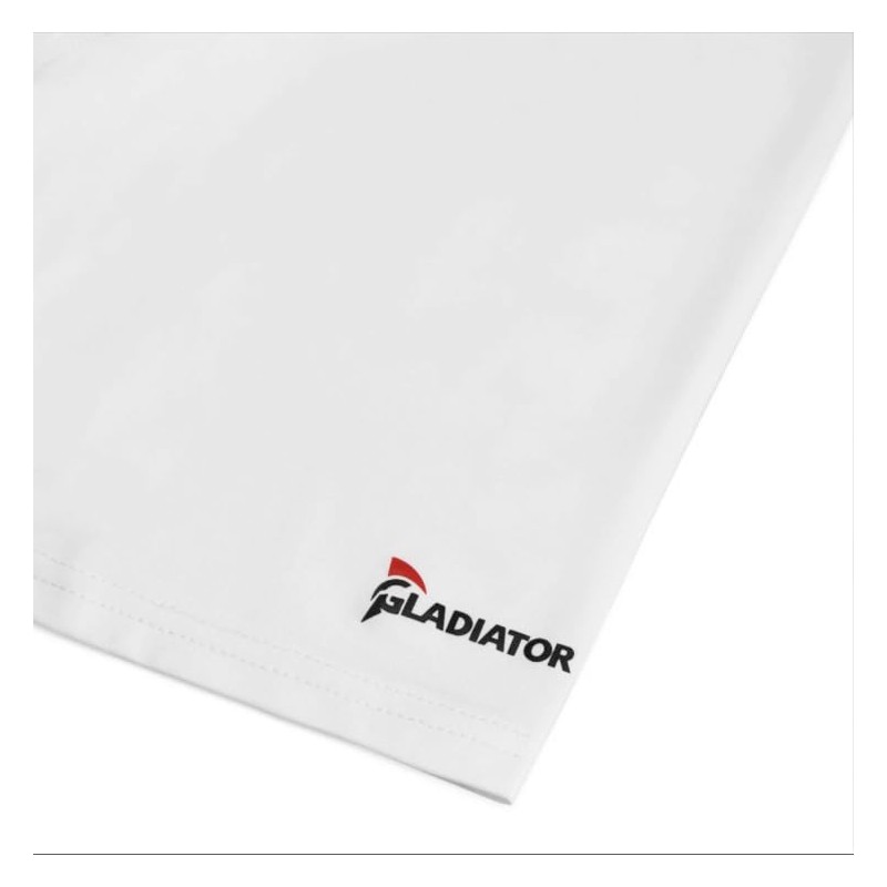 Gladiator Sports Compression Shorts - Men (Black and White), White