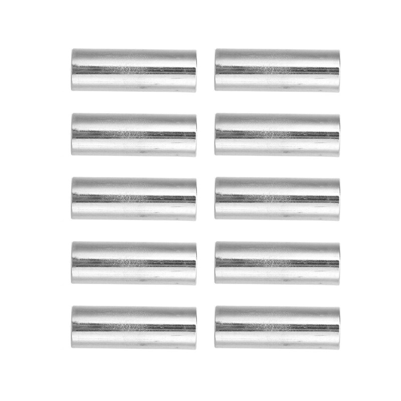 10Pcs Coupling Nut Female Thread Round Rod Connector 304 Stainless
