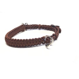 chocolate Brown side pull hackamore with a whoa bitless bridle attachment horse tack