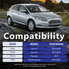 HAWK BROTHER Front Lower Control Arm Right Passenger's Side Control Arm w/Ball Joint Bushing Assembly Replacement for 2013-2018 Ford Focus S & ST 2017 Focus Titanium 2014-2022 Ford Transit Connect