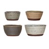 Stoneware Bowls with Reactive Glaze Finish, Set of 4
