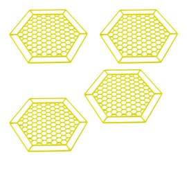 Xumann 4 Pcs Floating Bee Island Watering Station, 7 Inch Bee Drinking Station Feeder for Garden