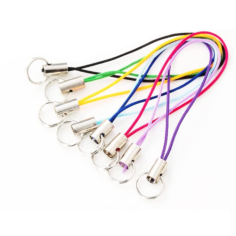 200 Pcs Straps Lobster Claw Clasp, BetterJonny Colorful Lanyard with
