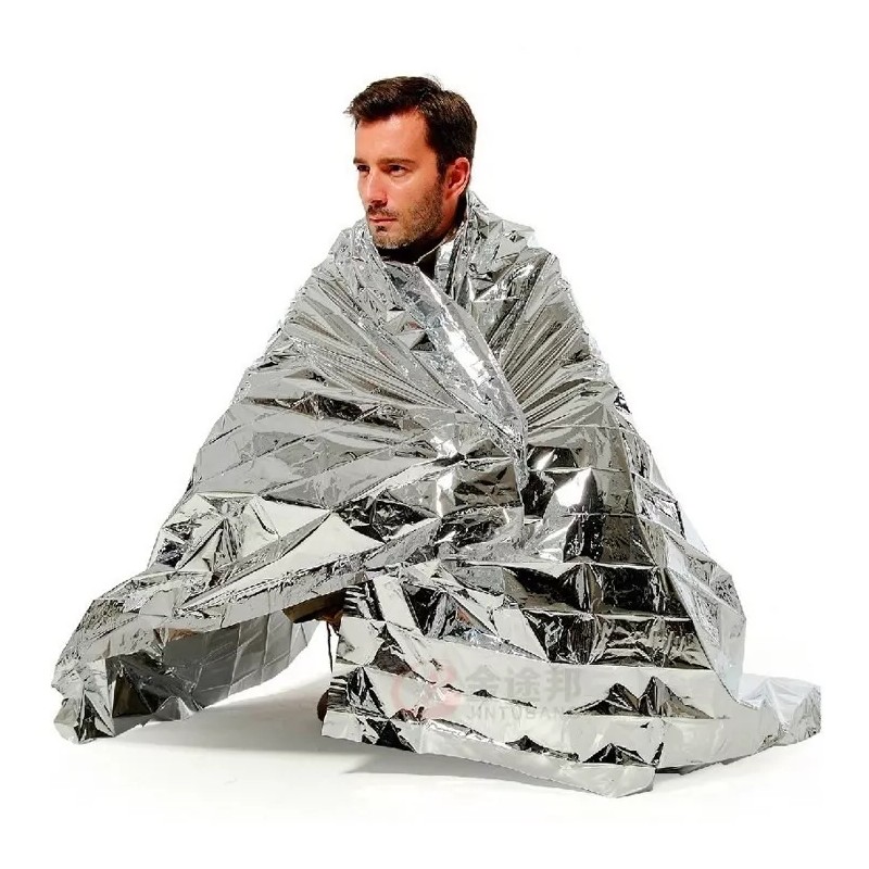 Manta Térmica 130cm X 210cm Supervivencia Sabana Emergencia
