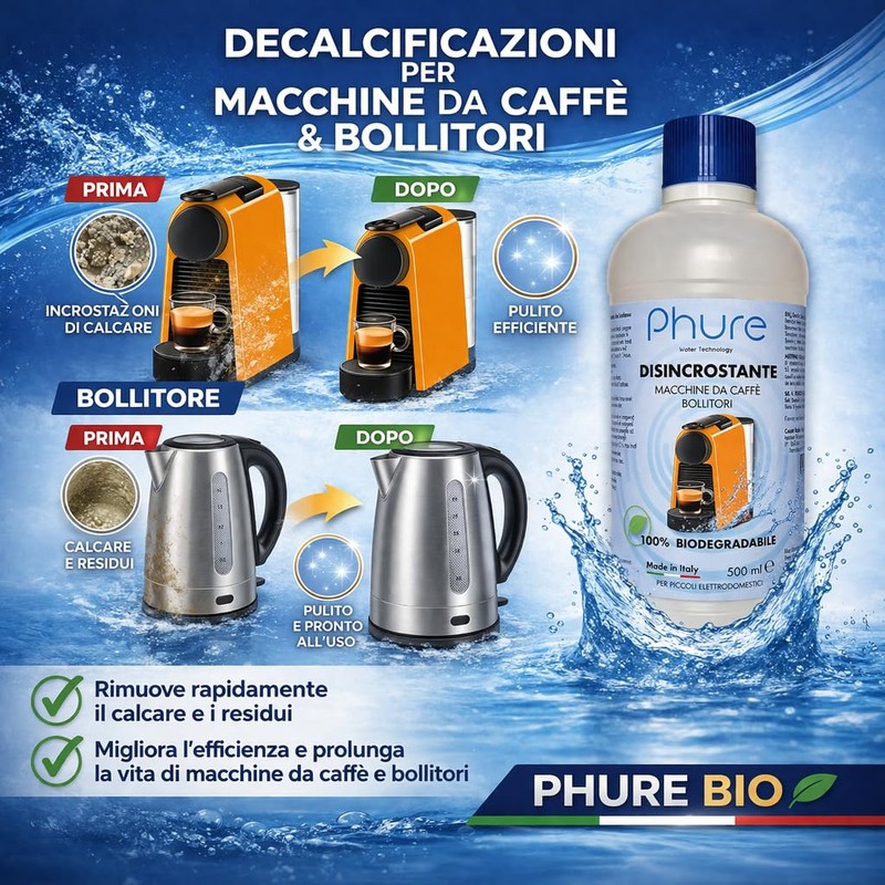 PHURE Bio Decalk Universal Descaler Natural Universal Descaler for All