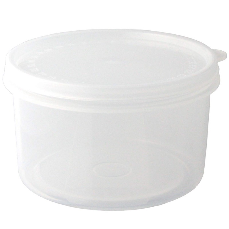 Nagao Storage Container, Round, Polypropylene, Deep Type, 16.2 fl oz