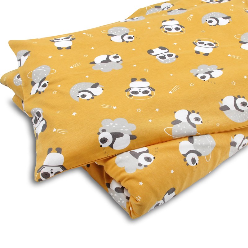 schlummersack Children's Bed Linen Set, 100 x 135 cm, Panda,