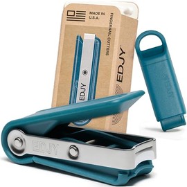 EDJY Cortauñas para uñas de las manos - Cortauñas de acero inoxidable de precisión para uñas de las manos | Cuchilla afilada, diseño ergonómico, durad