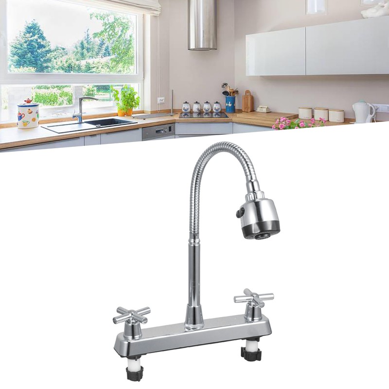 Kitchen Sink Faucet Professional Modern Simple Style Cold Hot Dual
