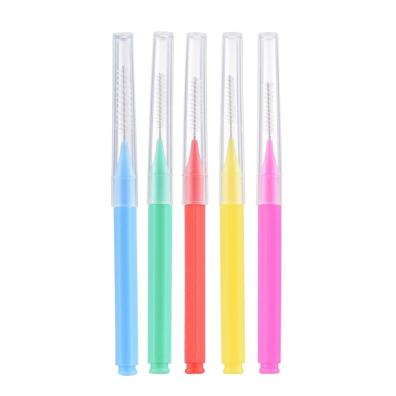 Henniu 100 Piezas de cepillos interdentales, Hilo Dental, palillo de