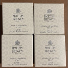Pure Lot of 4 Molton Brown Ultra Pure Triple Milled Soap Mini Size .88oz/25g Each New
