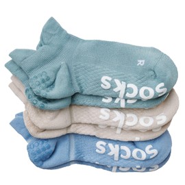 squid socks Grip Socks | Soft-Fit Ankle Socks with Anti-Slip Grip for Relaxed Days & Versatile Use | Adults Large, Seaside