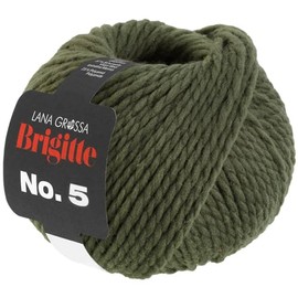 LANA GROSSA Brigitte No. 5 | Double Twisted Merino Wick Yarn | Hand Knitting Yarn Made of 100% Virgin Wool (Extra Fine Merino) | 50 g Wool for Knitting and Crocheting | 75 m Yarn