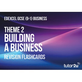 Edexcel GCSE Business Theme 2 (Building a Business) Revision Flashcards: for 2025 & 2026 Exams by tutor2u