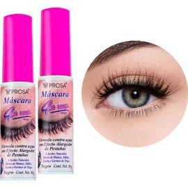 GAERO GLOBAL SOLUTION Rimel Mascara para Pestañas Prose Alargado by Gaero Shop Kit de 2 Piezas 14 Gr Cada Una 4 en uno Color Negro Formula Contra Agua Efecto Alargador