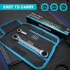 DURATECH 4-in-1 Reversible Ratcheting Box Wrench Set, Double Ring Ratchet