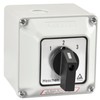 Heschen Universal Locking Cam Selector Switch, SZW26-20-123.3D-BX, 660V 20A, ON-OFF