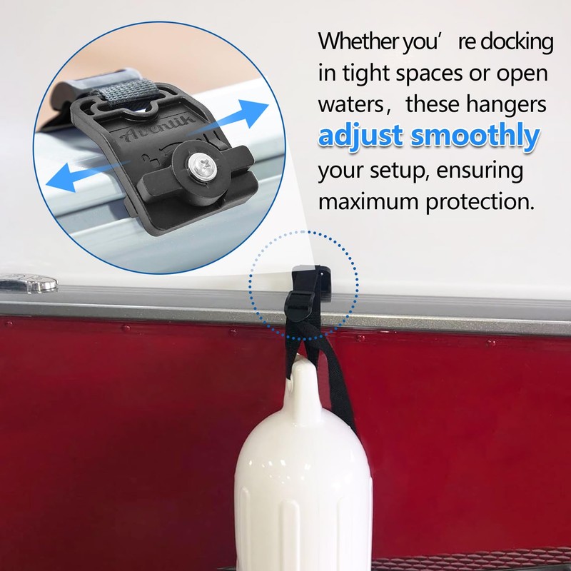 EDSRDPLT Adjustable Boat Fender/Bumper Hangers for Lund Sport Track System,