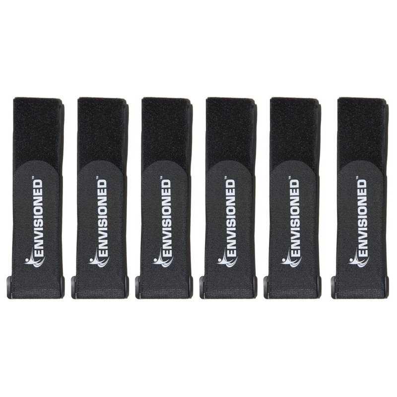 Reusable Cinch Straps 1.5" x 40" - 6 Pack, Multipurpose