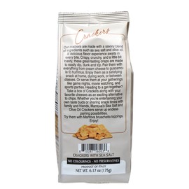 Mantova Crackers with Sea Salt, 6.17 oz. (Pack of 2), Product of Italy, Traditional, Oven-Baked Crackers, All-Natural, Vegan-Friendly, No Artificial Coloring, Flavoring or Preservatives