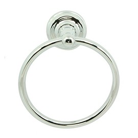 Better Home Dolores Park Towel Ring | Bathroom Hand-Towel Ring Hook - Chrome