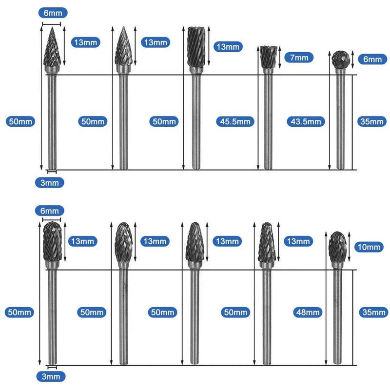 ZOYUBS Carbide Bar, Tungsten Bar, Grinding with Carbide Tungsten, Rotary