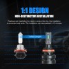 SHENKENUO For Can-Am Defender HD5 HD8 HD10 Combo 4pcs LED