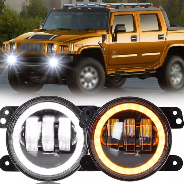 CHUSYYRAY 4Inch Driving Fog Light Bumper Lamps White 6000K Fit