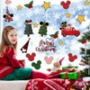 87pcs Christmas Mouse Window Clings Mouse Christmas Decorations Christmas Tree