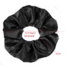 Mytoptrendz® Plain Satin Hair Scrunchies Ponytail Hair Tie Traceless Luxurious