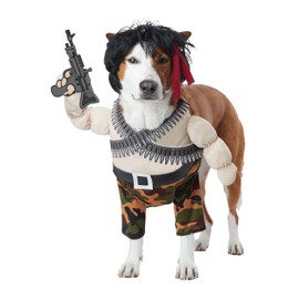 California Costumes California Costumes Action Hero Pet Multi-Colored Costume, Small
