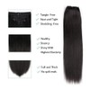 Lysilf Clip in Hair Extensions for Black Women Straight 8pcs