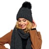 ELIMELI® Winter Hat Women's Hat with Fur Bobble Fleece Lining