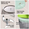Manual Food Processor Vegetable Chopper 2.3 Cup Small Mini Hand