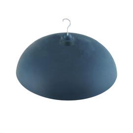 North States Two-Way Squirrel Baffle: Protects Bird Feeders, Hang or Pole Mount (pole sold separately). Adjustable to Fit Poles .5" to 1.25". Large Resin Baffle (15.75 diameter, Gray)