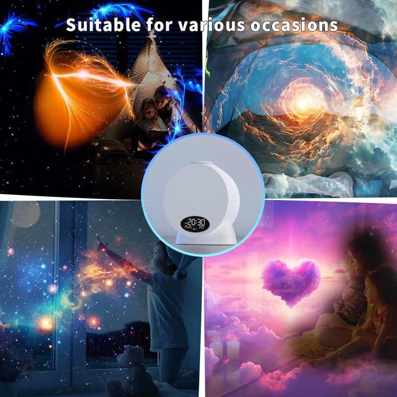 Galaxy Projector, Planetarium Star Projector,Bedroom Night Light,Rotatable Nebula Projector lamp,4K