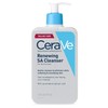CeraVe SA Cleanser  Salicylic Acid Cleanser with Hyaluronic Acid, Niacinamide  Ceramides BHA Exfoliant for Face  Fragrance Free Non-Comedogenic  16...