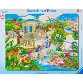 Ravensburger 06661 Children's Puzzle "Visit to the Zoo" Frame Puzzle