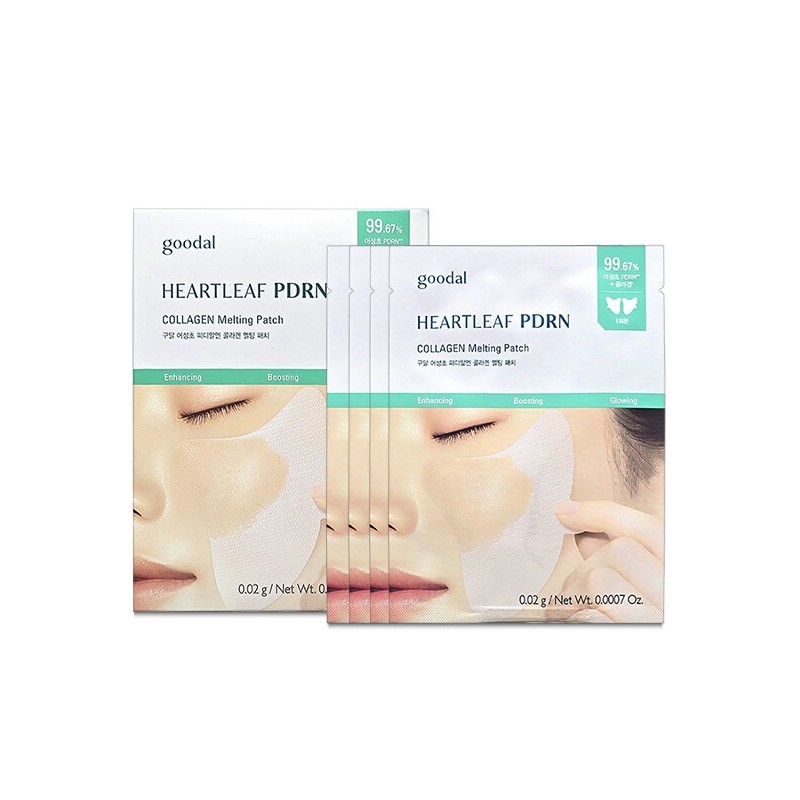 Goodal Houttuynia cordata PDRN Collagen Melting Patch 4 sheets /